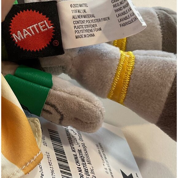 Star Wars Boba Fett Plush Toy 8" By Mattel Soft plush toy collectible New tags - Picture 6 of 10